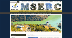 Desktop Screenshot of mserc.gov.in